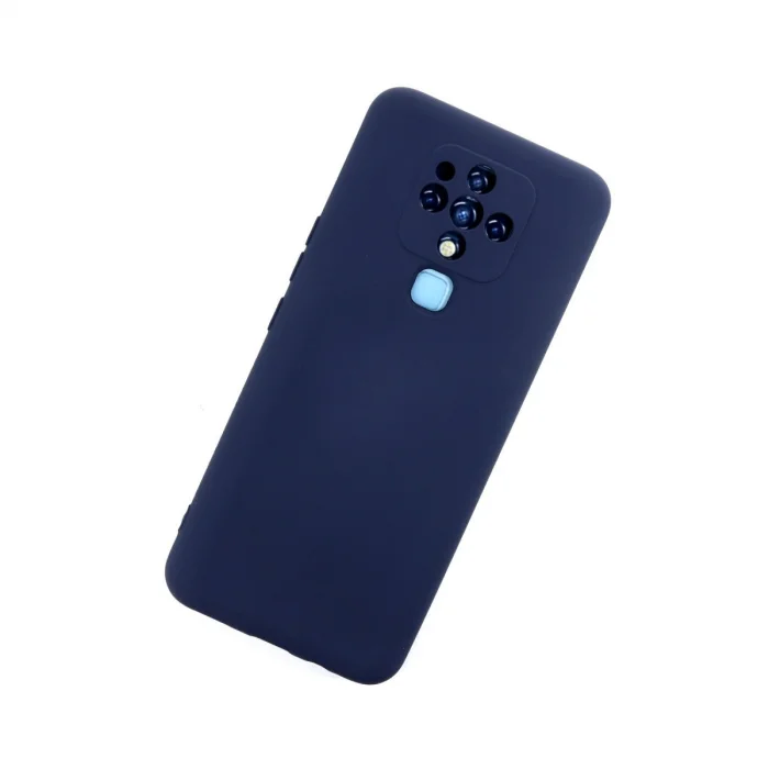 BUĞZ Tecno Camon 16 Kılıf Nano İçi Kadife Silikon - Lacivert