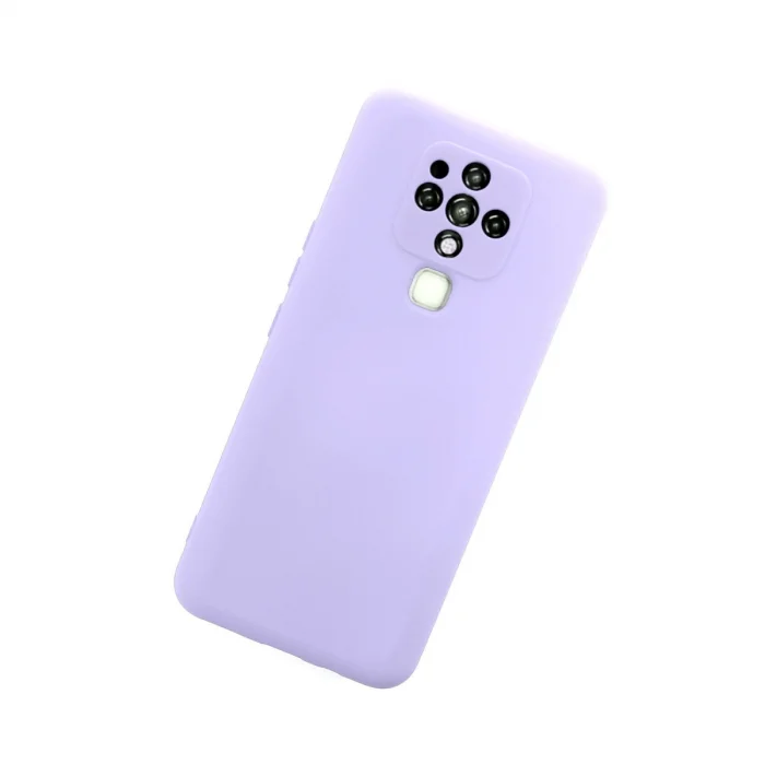 BUĞZ Tecno Camon 16 Kılıf Nano İçi Kadife Silikon - Lila