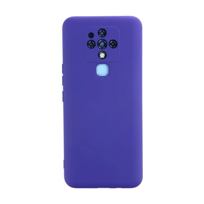 BUĞZ Tecno Camon 16 Kılıf Nano İçi Kadife Silikon - Mor