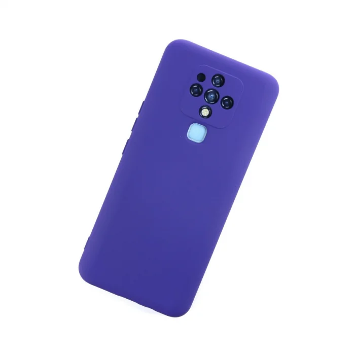 BUĞZ Tecno Camon 16 Kılıf Nano İçi Kadife Silikon - Mor