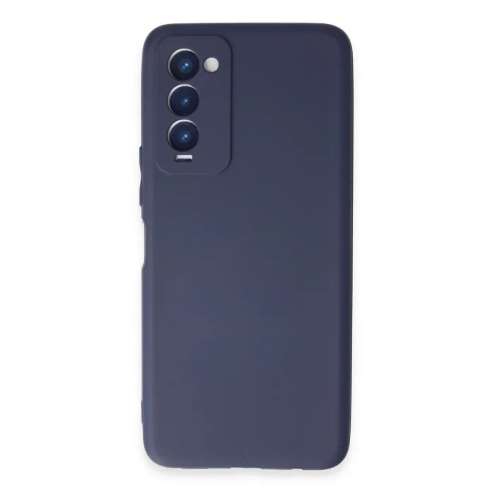 BUĞZ Tecno Camon 18 Kılıf First Silikon - Lacivert