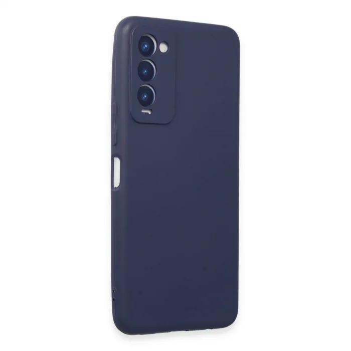 BUĞZ Tecno Camon 18 Kılıf First Silikon - Lacivert