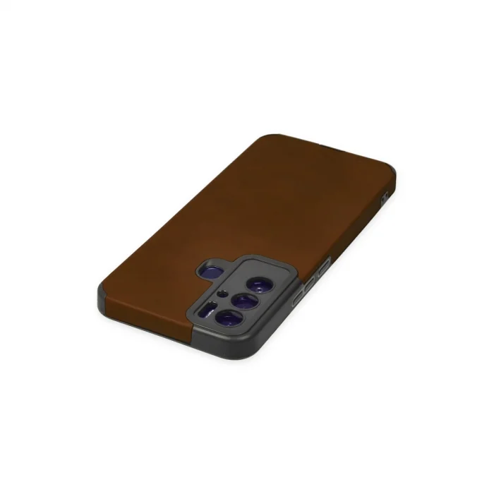 BUĞZ Tecno Pova Neo Kılıf Loop Deri Silikon - Kahverengi