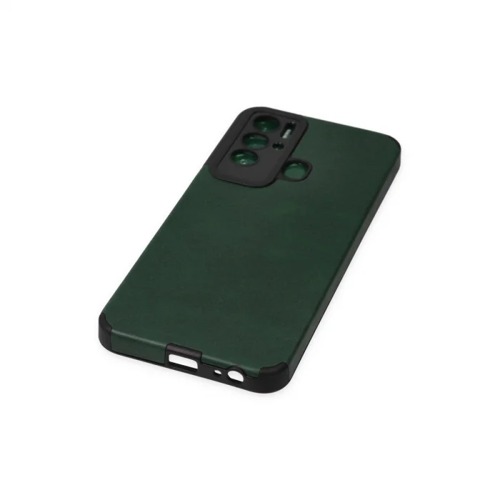 BUĞZ Tecno Pova Neo Kılıf Loop Deri Silikon - Yeşil