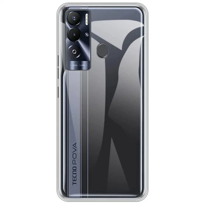 BUĞZ Tecno Pova Neo Kılıf Lüx Şeffaf Silikon