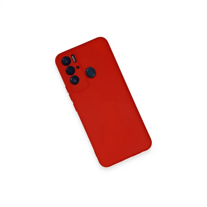 BUĞZ Tecno Pova Neo Kılıf Nano İçi Kadife Silikon - Kırmızı