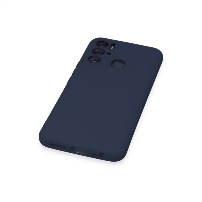 BUĞZ Tecno Pova Neo Kılıf Nano İçi Kadife Silikon - Lacivert