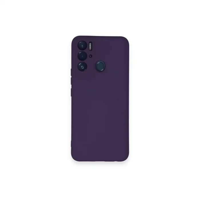 BUĞZ Tecno Pova Neo Kılıf Nano İçi Kadife Silikon - Mor