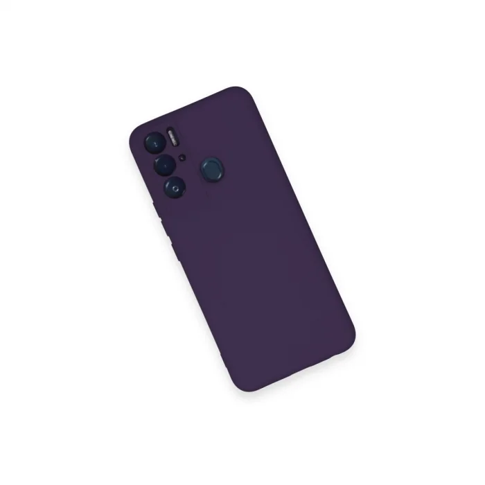 BUĞZ Tecno Pova Neo Kılıf Nano İçi Kadife Silikon - Mor