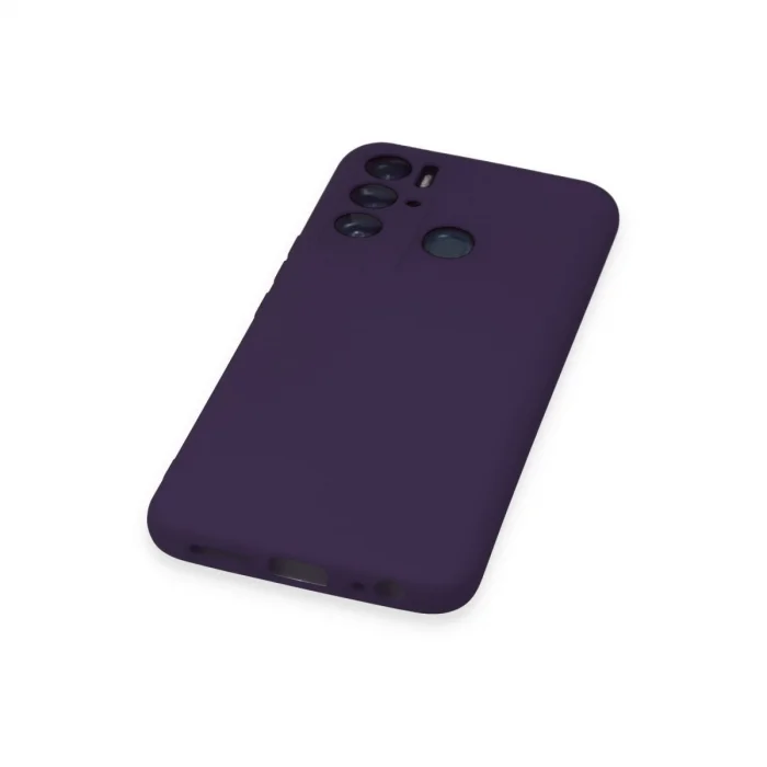 BUĞZ Tecno Pova Neo Kılıf Nano İçi Kadife Silikon - Mor