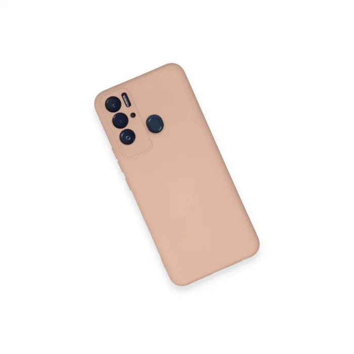 BUĞZ Tecno Pova Neo Kılıf Nano İçi Kadife Silikon - Pudra