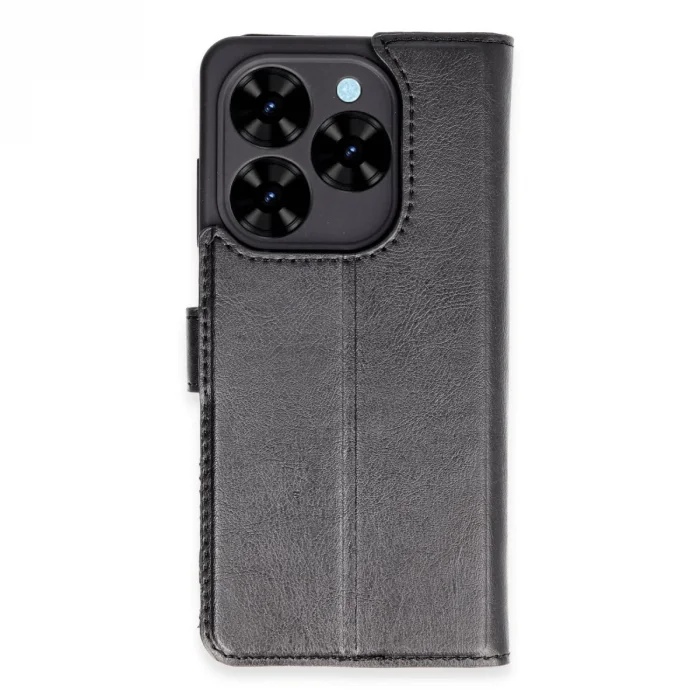 BUĞZ Tecno Spark Go 2024 Kılıf Trend S Plus Kapaklı Kılıf - Siyah