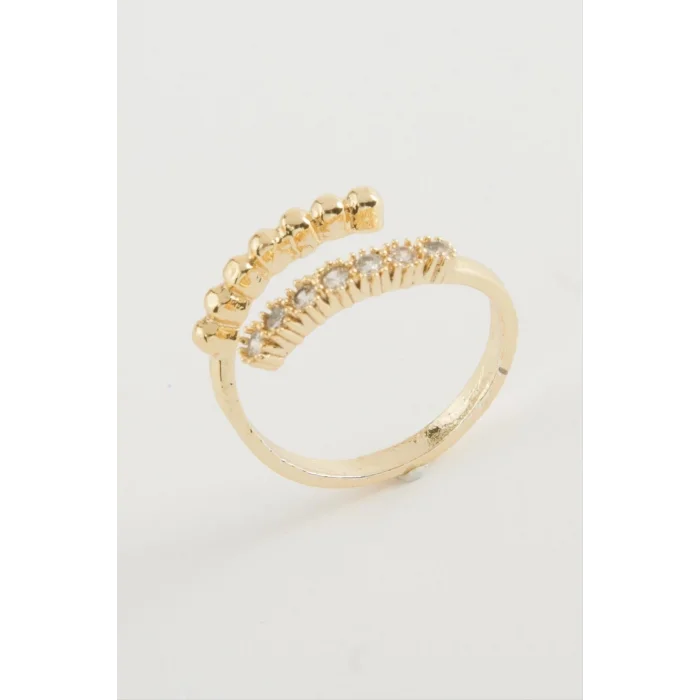 BUĞZ Tek Sıra Taşlı Yüzük