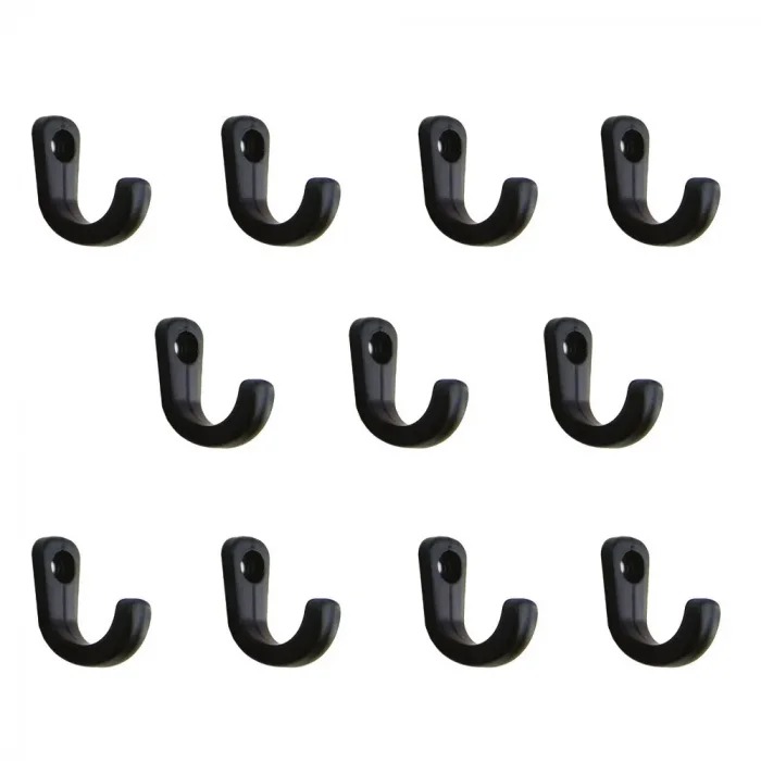 BUĞZ Tekli Anahtar, Bijuteri, Vitrin, Dekor Askısı - Siyah, 10x18x22 Mm