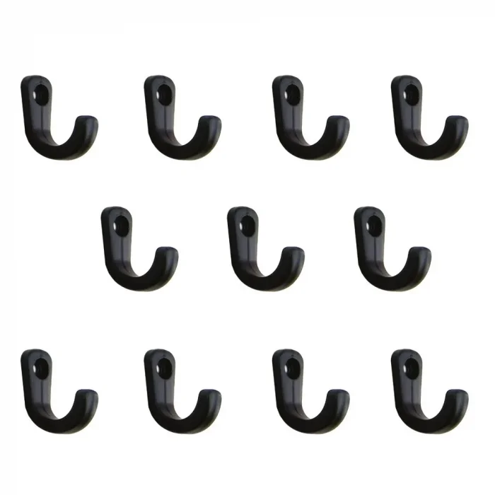 BUĞZ Tekli Bijuteri, Dekor Askısı - Siyah, 100 Adet, 10x18x22 Mm