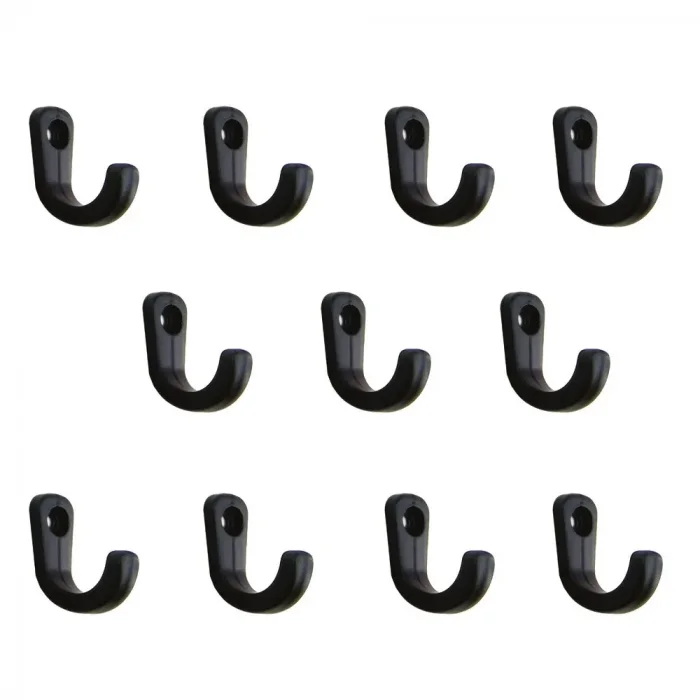 BUĞZ Tekli Bijuteri, Dekor Askısı - Siyah, 100 Adet, 10x18x22 Mm