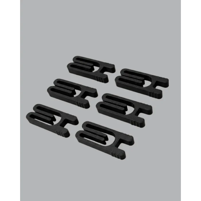 BUĞZ Tekrar Kullanılabilir Poşet Mandalı Siyah 6’lı Set - Lisinya