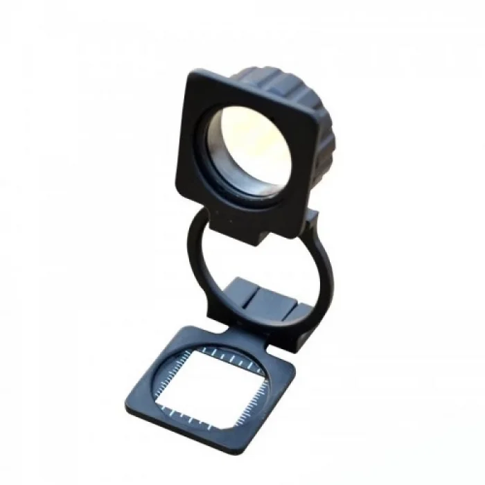 BUĞZ Tekstilciler Için  Kumaş Kontrolü Büyüteç,katlanan, Metal 15x Büyütme - BUĞZ