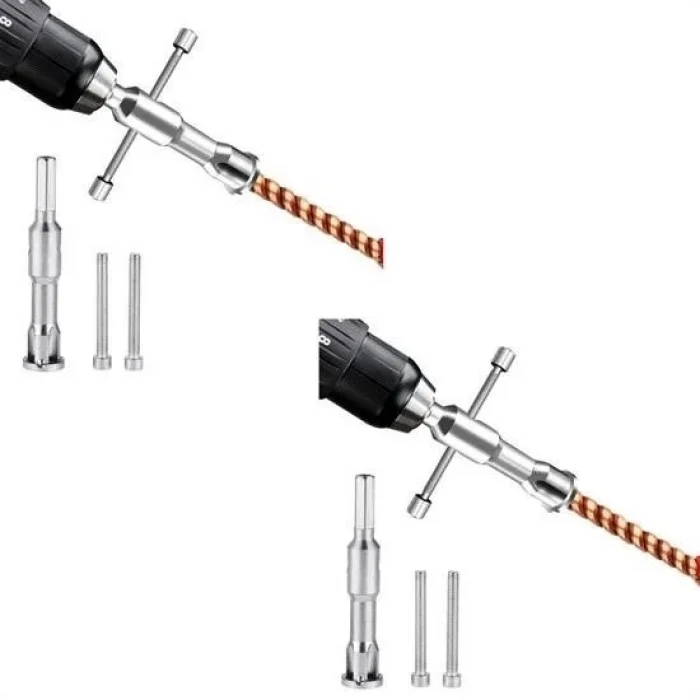 BUĞZ Tel Kablo Soyma Sarma Sıyırma Birleştirme Aparatı El Matkabı Uyumlu