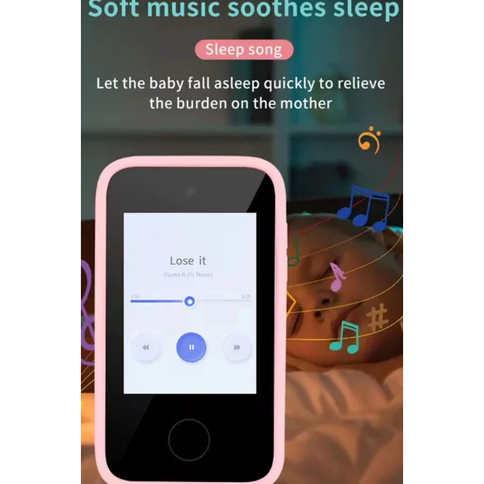 BUĞZ Telefon Modelli Çocuk Dijital Fotoğraf Makinası Çift Kameralı Dokunmatik Ekran 2.0 Ekran