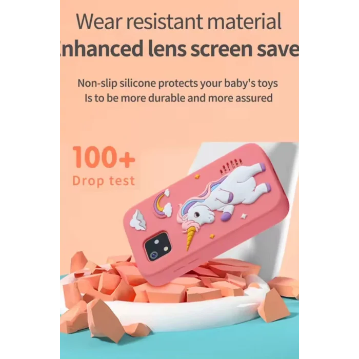 BUĞZ Telefon Modelli Çocuk Dijital Fotoğraf Makinası Çift Kameralı Dokunmatik Ekran 2.0 Ekran