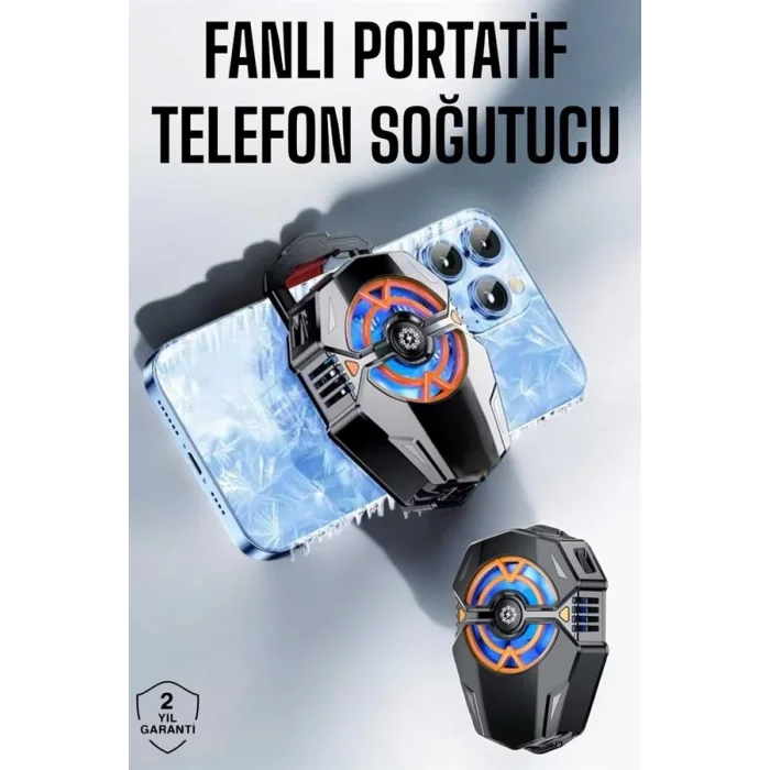 BUĞZ Telefon Soğutucu Fanlı Güçlü Motor Radyotör Soğutucu