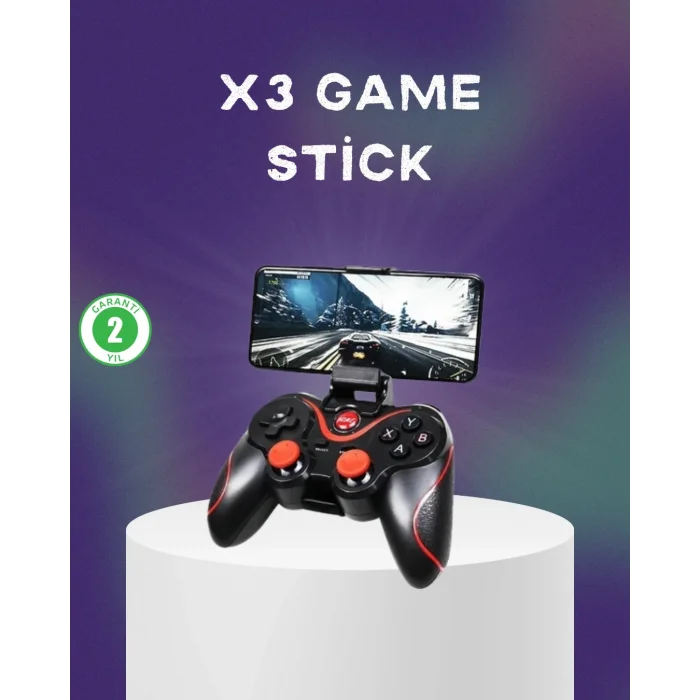 BUĞZ Telefon, Tablet ve PC İçin Çok Fonksiyonlu Bluetooth Gamepad