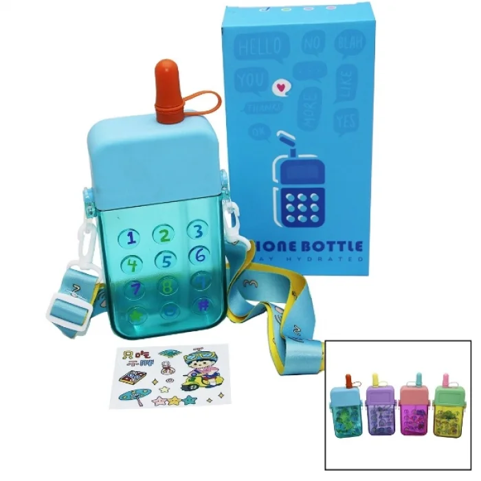 BUĞZ Telefon Tasarımlı Renkli Çocuk Suluk Matara