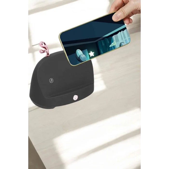 BUĞZ Telefon Tutuculu Akıllı Hoparlör Yüksek Ses Kaliteli Hoparlör - BUĞZ