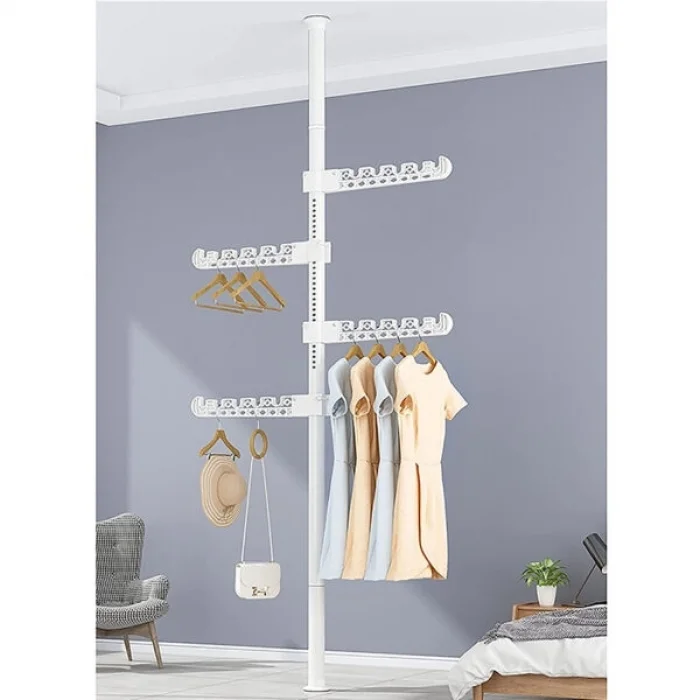 BUĞZ Teleskopik Giysi ve Çamaşır Askısı