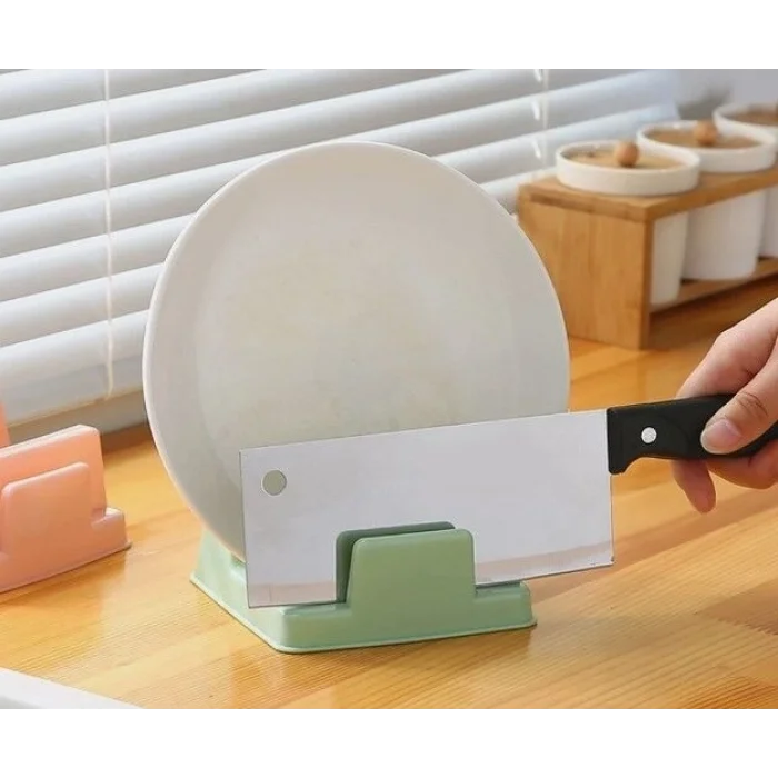 BUĞZ Tencere Kapağı ve Kesme Tahtası Tutucu Mutfak Standı