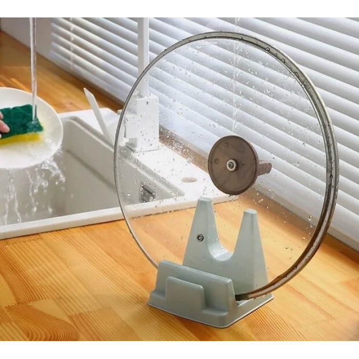 BUĞZ Tencere Kapağı ve Kesme Tahtası Tutucu Mutfak Standı