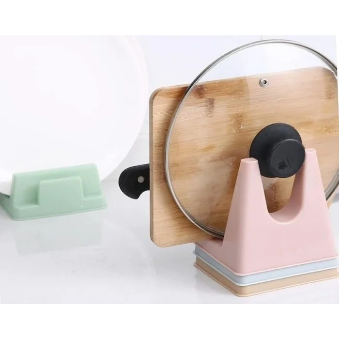 BUĞZ Tencere Kapağı ve Kesme Tahtası Tutucu Mutfak Standı