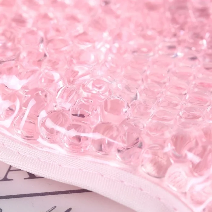 BUĞZ Terapi Jel Yüz Maskesi Soğuk Ve Sıcak Boncuklu Ayarlanabilir Maske (Pembe)