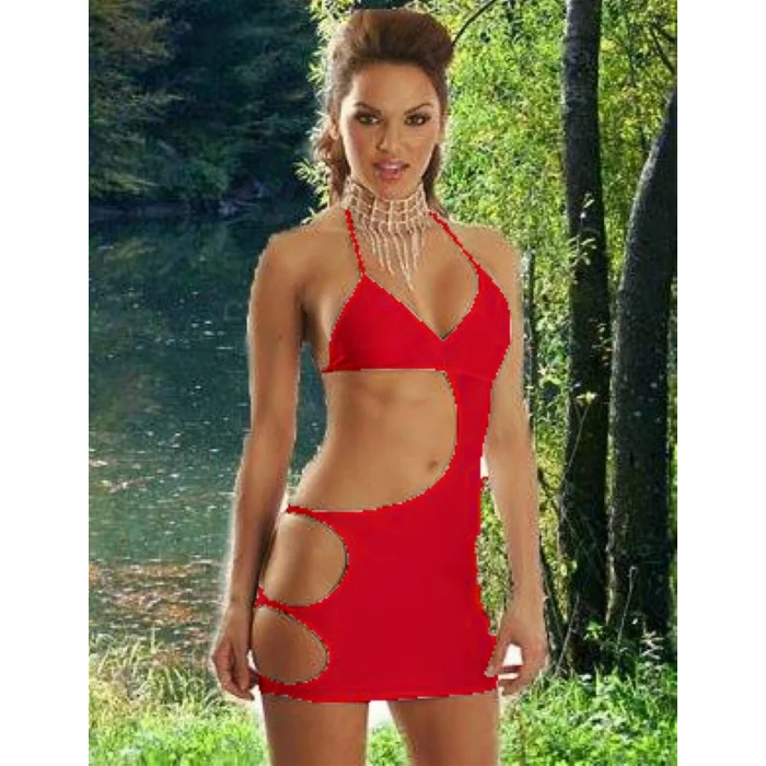 BUĞZ Terry Pau TP060785 Dekolteli Seksi Elbise