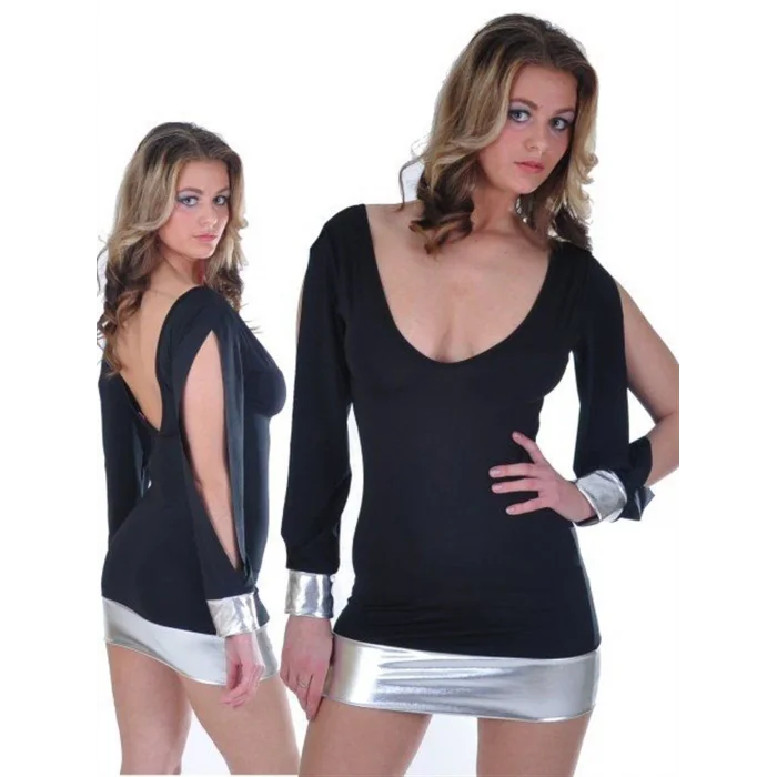 BUĞZ Terry Pau TP112117 Açık Kollu Mini Elbise