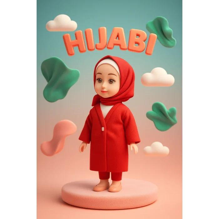 BUĞZ Tesettür Giyen Tesettürlü Kapalı Edep Bebek Maneviyat İnanç Geliştirici İlahi Söyleyen Konuşan