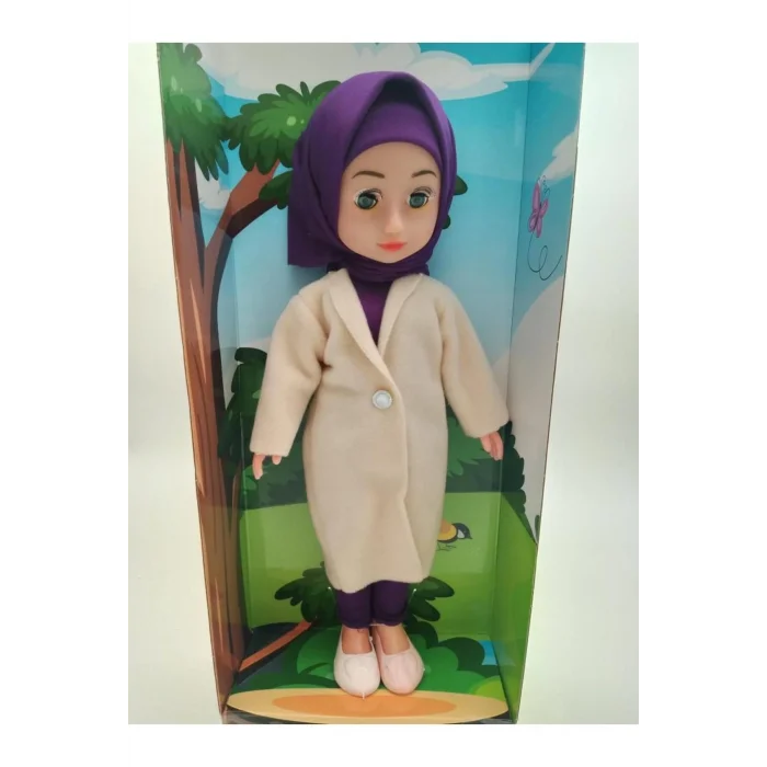 BUĞZ Tesettürlü Meryem Bebek Sesli Dua ve İlahi Söyleyen İnteraktif Maneviyat Geliştirici Oyuncak Bebek