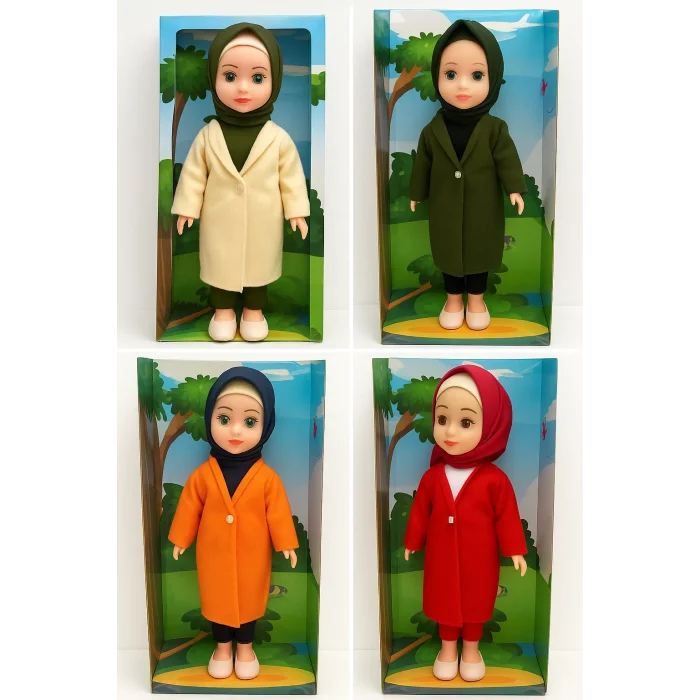 BUĞZ Tesettürlü Meryem EDEP Bebek Sesli Dua ve İlahi Söyleyen İnteraktif Maneviyat Geliştirici Oyuncak