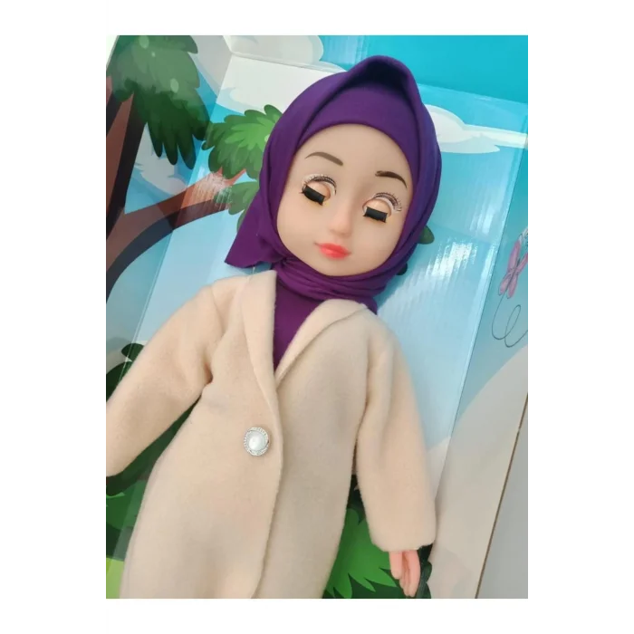 BUĞZ Tesettürlü Meryem EDEP Bebek Sesli Dua ve İlahi Söyleyen İnteraktif Maneviyat Geliştirici Oyuncak