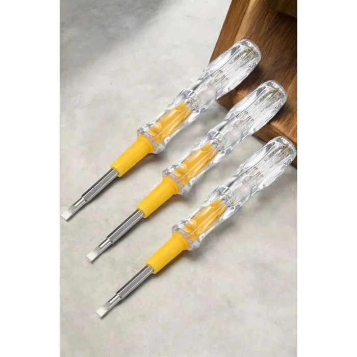  Test Cihazı Kontrol Kalemi Çift Başlıklı Şeffaf Elektrik Testi