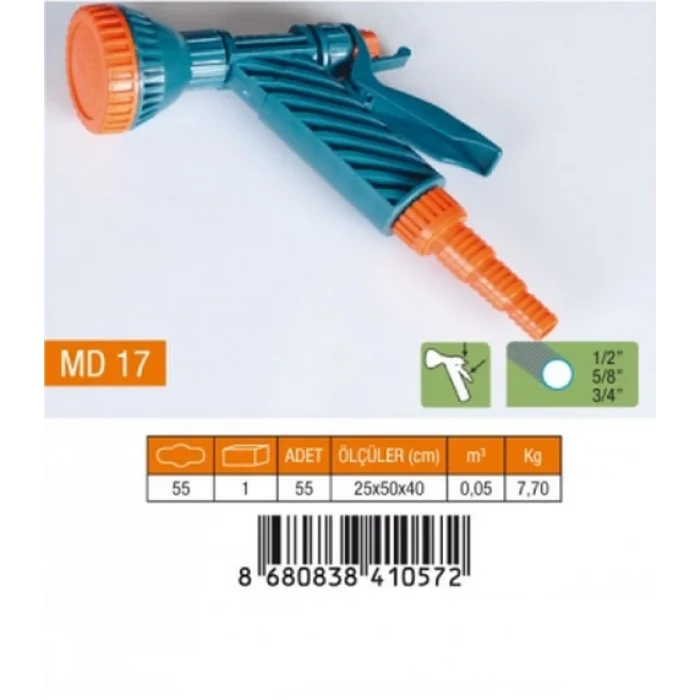 BUĞZ Tetikli Tabanca Süzek 1/2-5/8-3/4 Normal Rekor Bx40