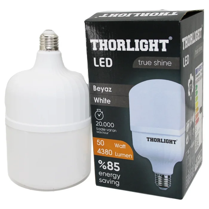 BUĞZ Thorlıght 50w E27 Torch T-shape Beyaz Led Ampul T-50b Bx40