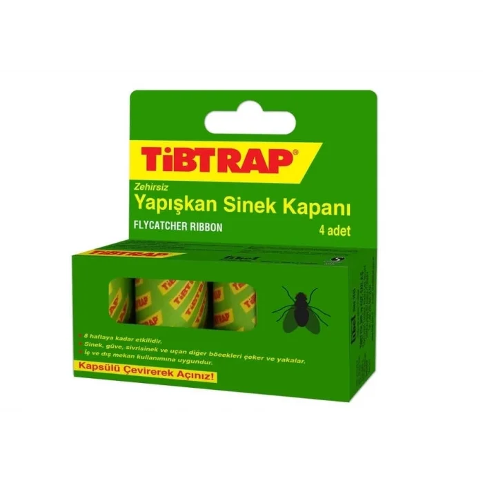 BUĞZ Tibtrap Yapışkan Sinek Kapanı 4 Lü