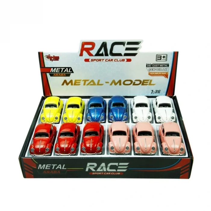 BUĞZ TIN-80131-12 Çek Bırak 1:36 DieCast Araba - 1 Adet Stokta Olan Gönderilir