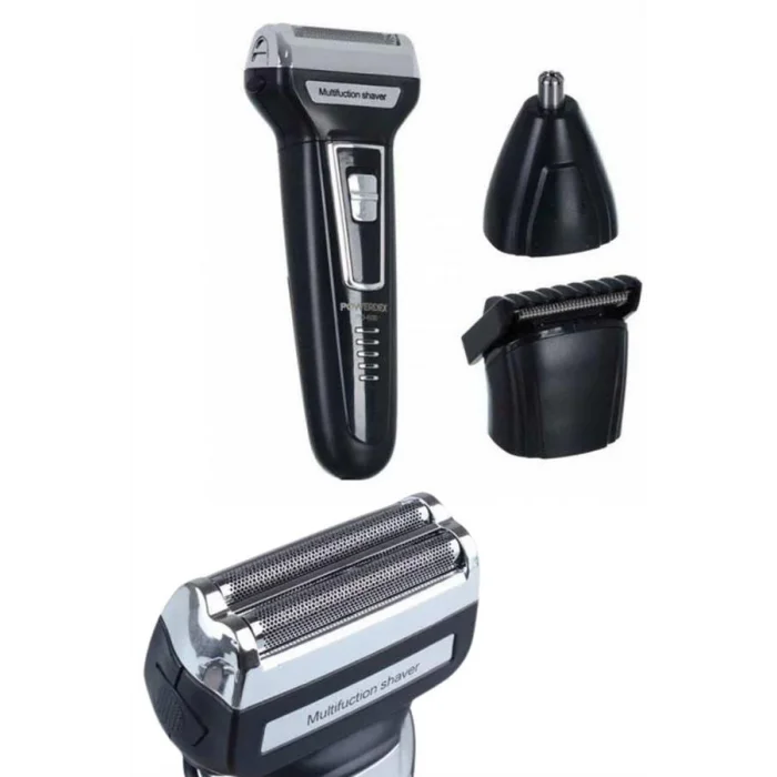 BUĞZ Tıraş Makinesi 3 Başlıklı T Başlıklı Hassas Ciltlere Özel Saç Sakal Vücut Kulak ve Burun - Lisinya