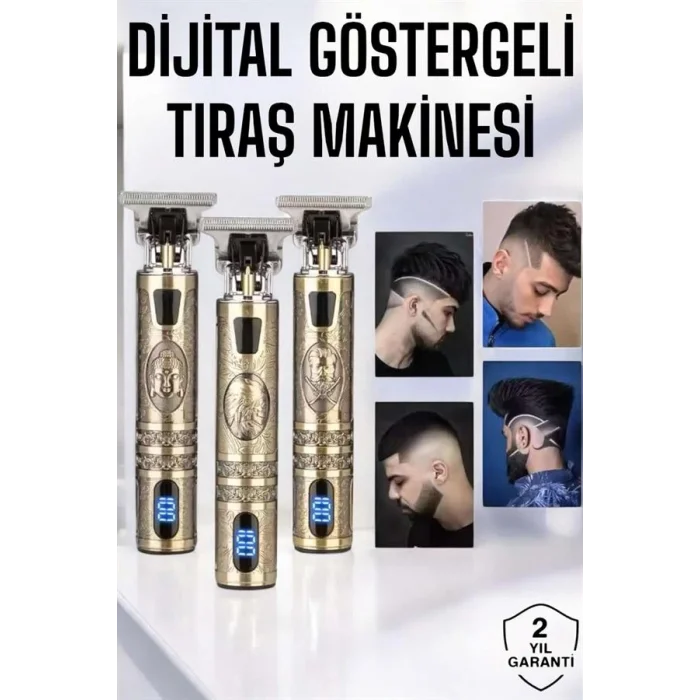 BUĞZ Tıraş Makinesi Çizik Tıraş Paslanmaz Çelik Uzun Ömürlü Şarjlı