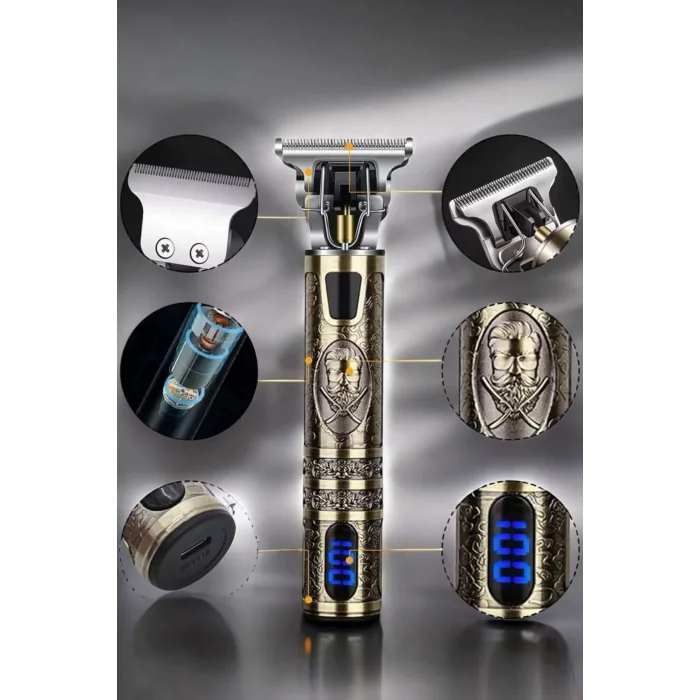  Tıraş Makinesi Çizik Tıraş Paslanmaz Çelik Uzun Ömürlü Şarjlı