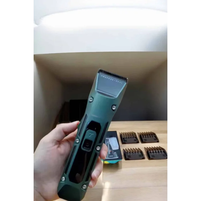  Tıraş Makinesi Dijital Göstergeli Turbo Motor Paslanmaz Çelik