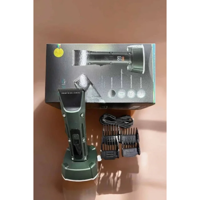  Tıraş Makinesi Dijital Göstergeli Turbo Motor Paslanmaz Çelik